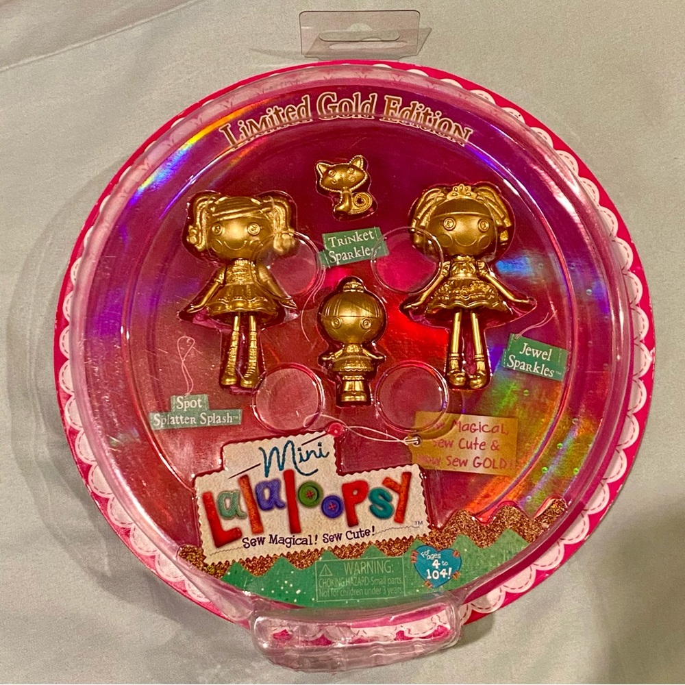 Mini Lalaloopsy Limited Gold Edition (RARE VINTAGE COLLECTORS ITEM/DISCONTINUED)